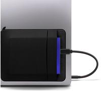 Pochette Adhésive À 2 Poches Pour Ordinateur Portable, Compatible Avec Hdd 2,5"" & Ssd, Souris Slim, Câble Usb Et Plus - Noir[ORD622721] Noir