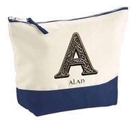 Pochette Alan Lettre Viking | Grand Format | Idée Cadeau Prénom Motard Jeux de Rôle Vidéo Anniversaire Oncle Parrain Beau Papa Collègue Départ Retraite Noël