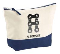 Pochette Alexandre Lettre Chaine Mécanique | Grand Format | Idée Cadeau Prénom Motard Biker Mob Anniversaire Oncle Parrain Beau Papa Collègue Départ Retraite Noël