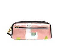 Pochette Alpaga, Lama Et Cactus Derrière La Montagne Sac À Crayons Facile À Nettoyer Trousse Scolaire Robuste Trousse À Crayons pour Scolaires Adulte Collège