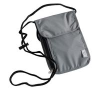 Pochette anti-magnétique - Pochette de blindage Faraday antivol en nylon, bloqueur de signal | Portefeuille de voyage sécurisé pour cartes de crédit et passeports, sangle de cou incluse pour homme et