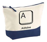 Pochette Antoine Lettre Clavier | Grand Format | Idée Cadeau Prénom Informaticien Geek Gamer Anniversaire Oncle Parrain Beau Papa Collègue Départ Retraite Noël