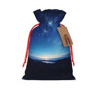 Pochette avec cordon de serrage et imprimé cœur en forme d'étoile pour cadeaux, adorables sacs cadeaux réutilisables, parfaits pour les bijoux et plus encore