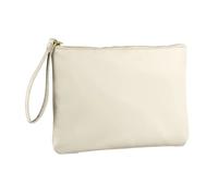 Pochette avec dragonne aux couleurs pops Bag Base Beige 26x18 cm