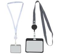 Pochette Badge Horizontale 2 Pièces en Pvc et Pp Fibre
