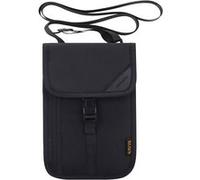 Pochette Bandoulière avec Multi Poches Sécurisée RFID Ultra Léger Avizar Noir Noir