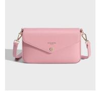 Pochette Bandoulière David Jones Paris - Mini Sacoche Similicuir - Couleur Pink