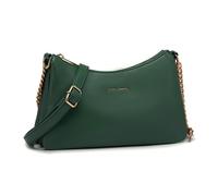 Pochette Bandoulière - David Jones - Petit Sac Epaule Cuir PU Femme - 3 Compartiments Sacoche Plate - Vert