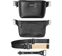 Pochette bandoulière en cuir Spider SpiderPro, noire