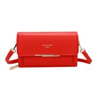 Pochette Bandoulière en Similicuir pour Femme Gallantry Rouge Rouge