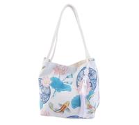 Pochette Bandoulière Mini en Coton, Style Ancien Chinois, Imprimé Poisson