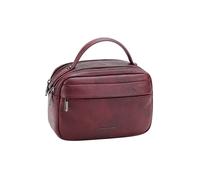 Pochette Bandoulière, Porté Main, travers Femme Similicuir - Taille Moyenne - Ville Pratique Classique Voyage - Couleur Bordeaux