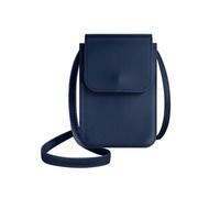 Pochette Bandoulière Smartphone avec Rangement carte Sangle 135cm Bleu