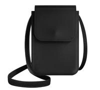 Pochette Bandoulière Smartphone avec Rangement carte Sangle 135cm Noir