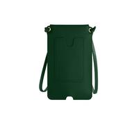 Pochette Bandoulière Smartphone avec Rangement carte Simili cuir vert foncé