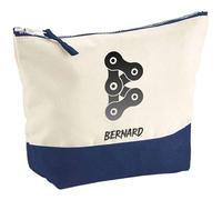 Pochette Bernard Lettre Chaine Mécanique | Grand Format | Idée Cadeau Prénom Motard Biker Mob Anniversaire Oncle Parrain Beau Papa Collègue Départ Retraite Noël
