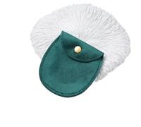 Pochette Bijoux Lot de 10 pochettes rangement en velours doux for bijoux, for bagues, boucles d'oreilles, colliers, Halloween, Noël, mariage(Dark green)
