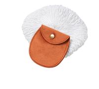Pochette Bijoux Lot de 10 pochettes rangement en velours doux for bijoux, for bagues, boucles d'oreilles, colliers, Halloween, Noël, mariage(Brown)