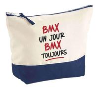 Pochette BMX Toujours | Pouch | Idée Trousse Toilette Maquillage Cadeau Anniversaire Fête Original Famille Travail Départ Collègue Retraite