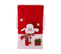 Pochette cadeau de Père Noël élégante - Portable - Accessoire de mode pour la famille - Fête de Noël et décorations - Utilisation quotidienne - Accessoire de Noël en famille