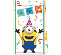 Pochette cadeau en papier Minions 4pcs