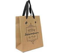 Pochette Cadeau Joyeux Anniversaire Kraft Pm