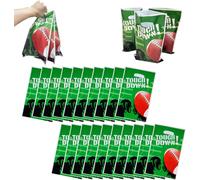 Pochette Cadeau Rugby Fête,Sacs-Cadeaux,Sac Cadeau Anniversaire Enfant,Sac De Faveur De Rugby Sachet Bonbons Foot,Sac Cadeau Rugby Enfant,Sacs Anniversaire Enfant,20pcs