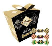 Pochette cadeaux de papillotes Révillon Chocolat noir 70% - 300 gr