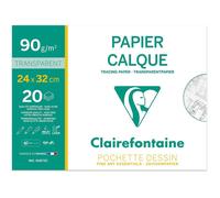 Pochette calque supérieur 24x32 20 feuilles 90/…
