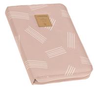 Pochette carnet de santé Casual Rayures rose
