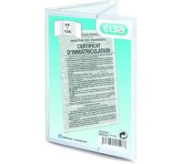 Pochette carte grise étui porte carte grise voiture moto accessoire protection document papier protège carte grise