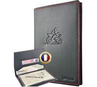 Pochette carte grise moto simili cuir, VIC MOTO