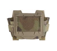 Pochette Casque Tactique Universelle pour Boîtier Batterie, Sangles Élastiques, Boucles Latérales pour Piles Aa/Cr123, Accessoires Protection Casque Auto-Agrippants(CP)