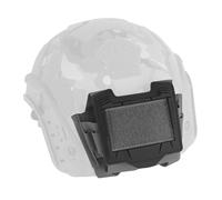 Pochette Casque Tactique Universelle pour Boîtier Batterie, Sangles Élastiques, Boucles Latérales pour Piles Aa/Cr123, Accessoires Protection Casque Auto-Agrippants(Gray)