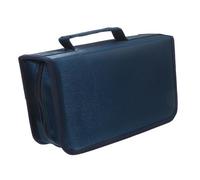 Pochette CD 128 Capacité, Étui Rectangulaire en Coton Non Tissé | Rangement pour Disques, Fermeture Sécurisée, Format Portable, Usage Voiture et Organisation Dvd