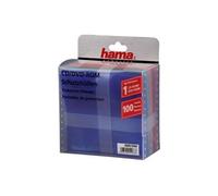 Hama Pochettes CD/DVD plastique – Lot de 100 multicolores Bleu/Orange/Violet/Rose/Vert