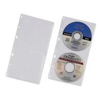 Pochette CD-/DVD COVER S, pour 2 CD, PP, 156x288 mm