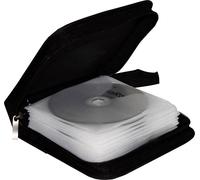Pochette CD MediaRange BOX50 24 CDs/DVDs/disques Blu-ray Nylon® noir (l x H x P) 164 x 39 x 156 mm 1 pc(s)