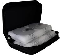 MediaRange Pochette CD BOX55 – 96 CD/DVD/Blu-ray – Nylon noir – 289×88×168 mm – 1 pièce