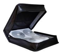Pochette CD MediaRange BOX93 200 CDs/DVDs/disques Blu-ray Cuir synthétique noir