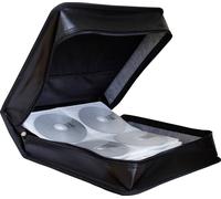 Pochette CD MediaRange BOX93 200 CDs/DVDs/disques Blu-ray Cuir synthétique noir (l x H x P) 314 x 118 x 312 mm 1 pc(s)