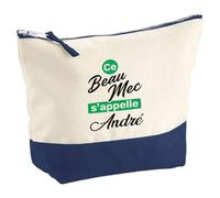 Pochette Ce Beau mec sappelle Andre - Pouch - Idée Pochette Rangement Cadeau Anniversaire Fête Original Famille Travail Départ Collègue Retraite Noël.