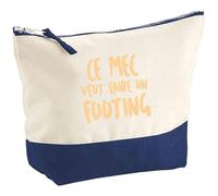 Pochette Ce mec Veut Faire Un Footing | Pouch | Idée Trousse Toilette Maquillage Cadeau Anniversaire Fête Original Famille Travail Départ Collègue Retraite