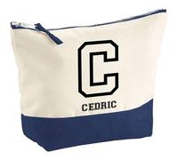 Pochette Cédric Lettre Sport | Grand Format | Idée Cadeau Prénom Style Basket Université Anniversaire Oncle Parrain Beau Papa Collègue Départ Retraite Noël