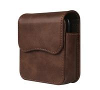 Pochette Ceinture Cuir Compatible avec Samsung Galaxy Z Flip 6/5/4/3/2/1 SM-F700 SM-F707 SM-F711 Coque Homme Sacoche Clip de Ceinture Sac de Taille Compatible avec Huawei P50 Pocket/Motorola RAZR 5G