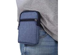 Pochette Ceinture Homme, Sac de Ceinture Clip, 6.5" Vertical Téléphone Portable Support Holster Portefeuille, Étui Housse de Transport Clip Sac Banane