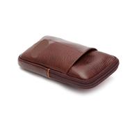 Pochette Ceinture Homme Sacs Ceinture for Hommes Vintage Couleur Pure Cuir de Vachette Petits Sacs Taille Portefeuille Mode téléphone Portable Mini Banane Fanny(Brown)
