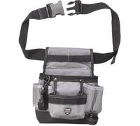 KWB Ceinture porte-outils nylon, poche à clous, poches grandes/petites, boucle marteau et mousqueton