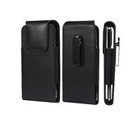 Pochette Ceinture pour Smartphone Cuir, Sac Téléphone Portable Ceinture, Ceinture Sacoche Etui Universel Homme Holster Sac de Taille Sac Banane Portefeuille Porte-Cartes Coque avec Boucle de Ceinture