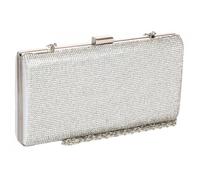 Pochette cérémonie-Nyls Création-Grande Minaudiere Argent Sac de soiree Paillettes Pochette Mariage Nolya - Gris